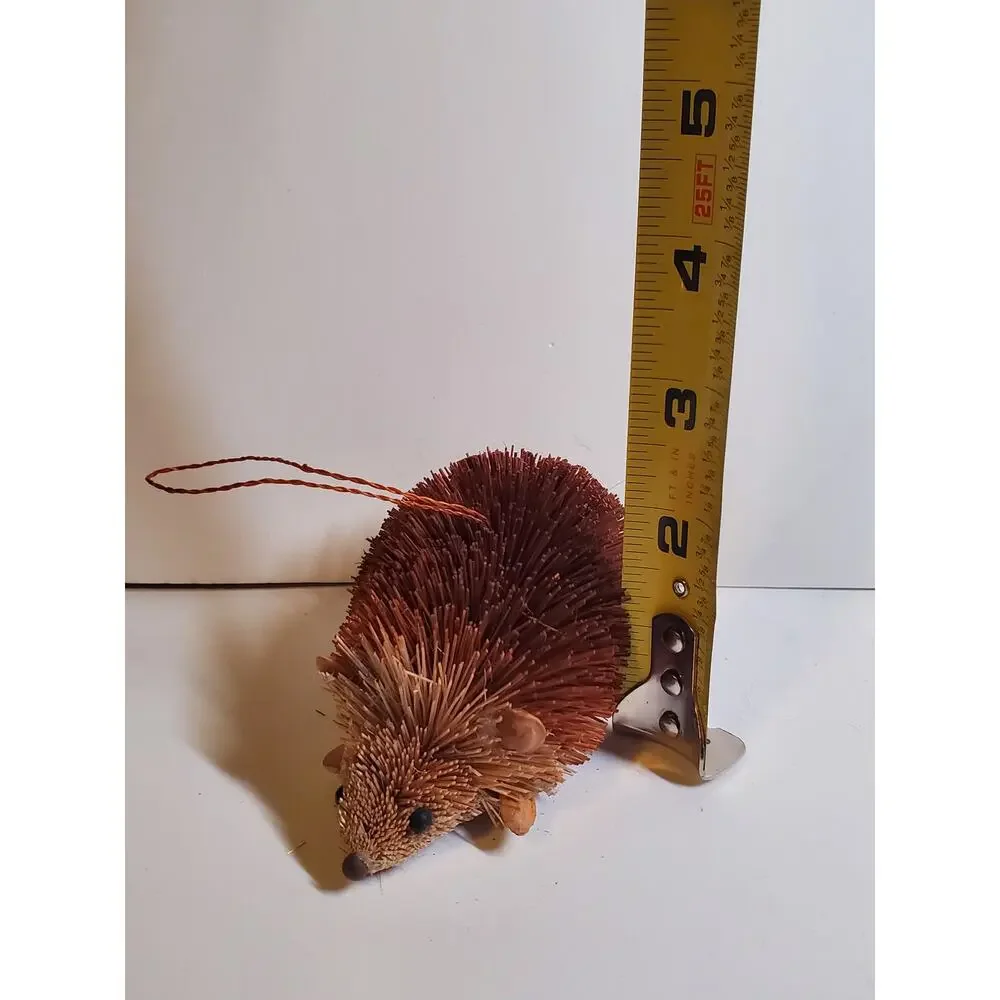 Natural Fiber Ornament - Hedgehog